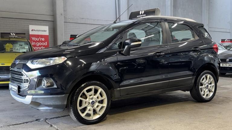 FORD ECOSPORT 1.5 TDCi Titanium Diesel Black 5dr PART LEATHER+SENSORS+CRUISE