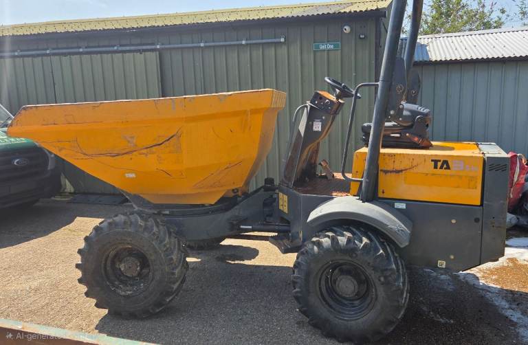 2016 Terex TA3SH Swivel Dumper – 3 Ton