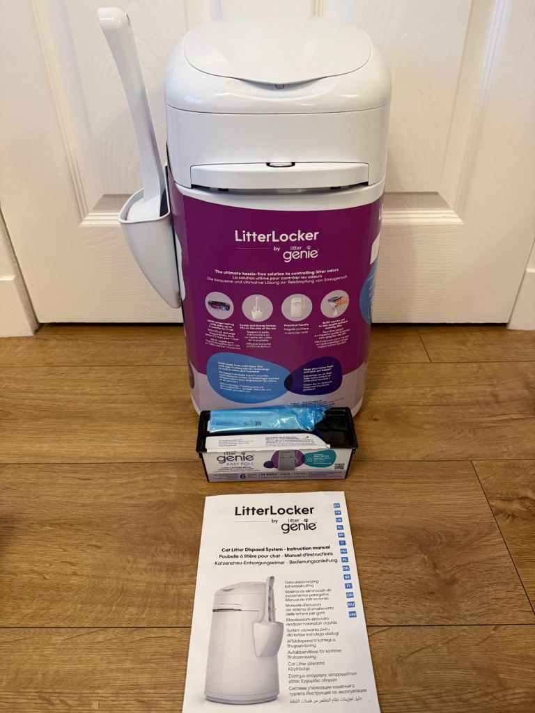 Brand new Litter Genie Litter Locker with scoop. RRP £28. 