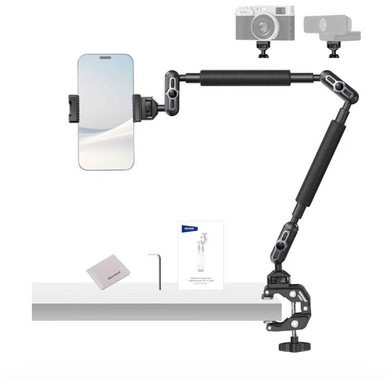 New Desk Mount Phone/Camera Holder with Adjustable Arm