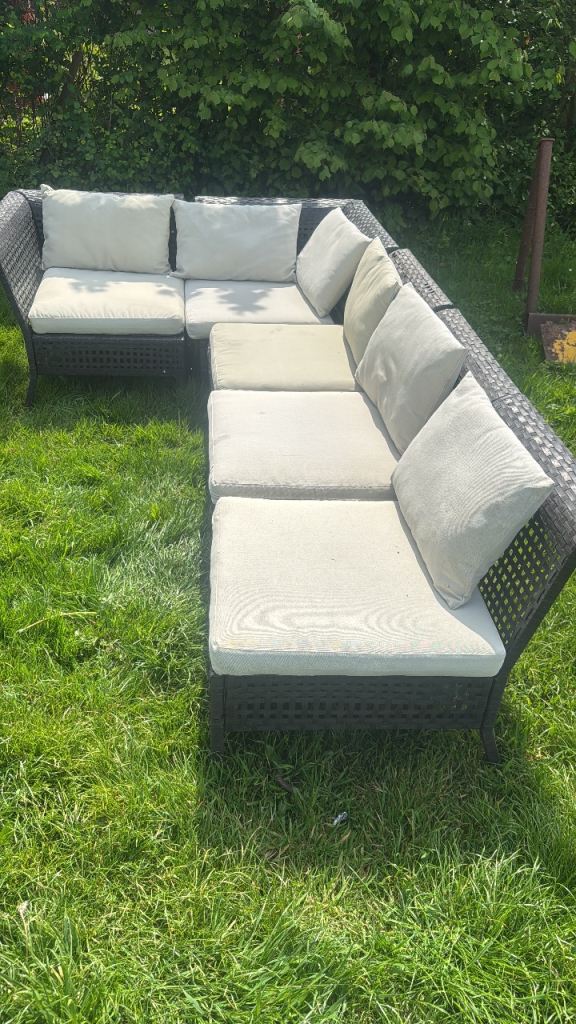 Rattan sofa 