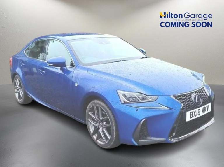 2018 Lexus IS 2.5 300h F Sport Saloon 4dr Petrol Hybrid E-CVT Euro 6 (s/s) (223 ps) REVER SALOON ...