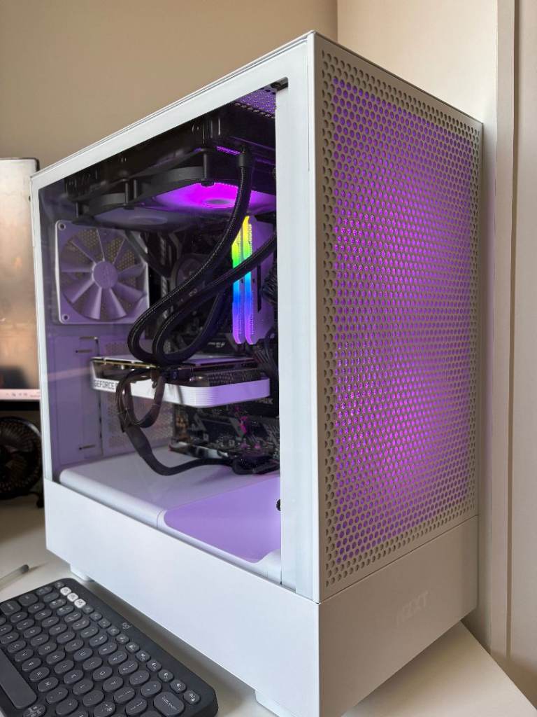 High End Gaming PC- Ryzen 7 5700X/RTX 3060Ti/ 16GB RAM/ NZXT RGB RIG BUILD