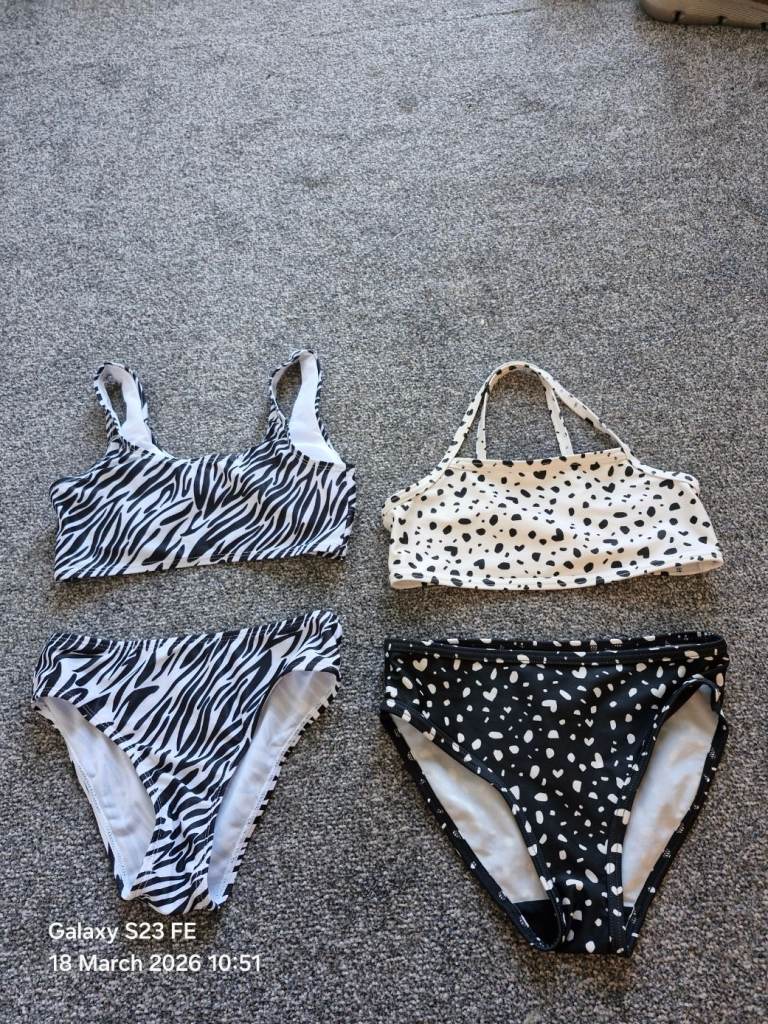 Girl's Bikinis Age 7-8 £1 Each