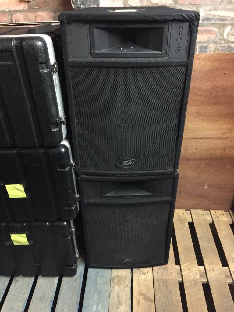 PEAVEY PRO15 & ST15 SPEAKERS FOR SALE - GREAT FOR KARAOKE OR DJ