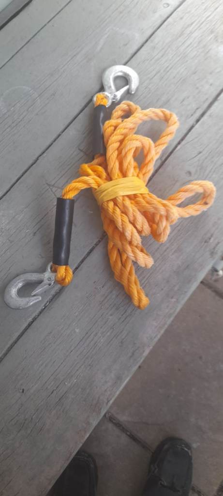 Tow rope/car/boat etc