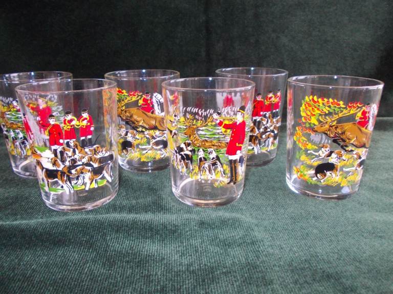 VMC hunt design shot glasses - set of 6
