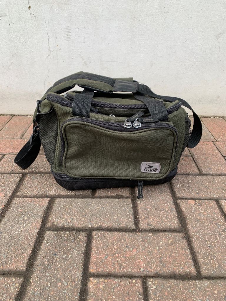 Crane fishing bag tackle storage hunting shooting vgc