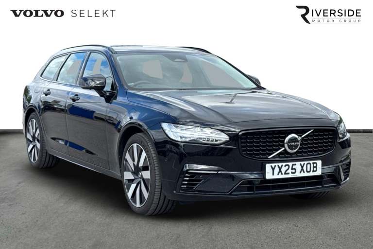 2025 Volvo V90 Plus, T6 AWD Plug-in hybrid, Electric/Petrol, Dark Estate Petrol Parallel PHEV Aut...