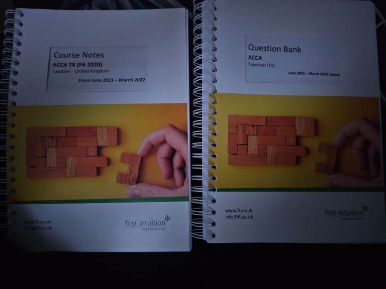 ACCA Taxation textbooks 2020