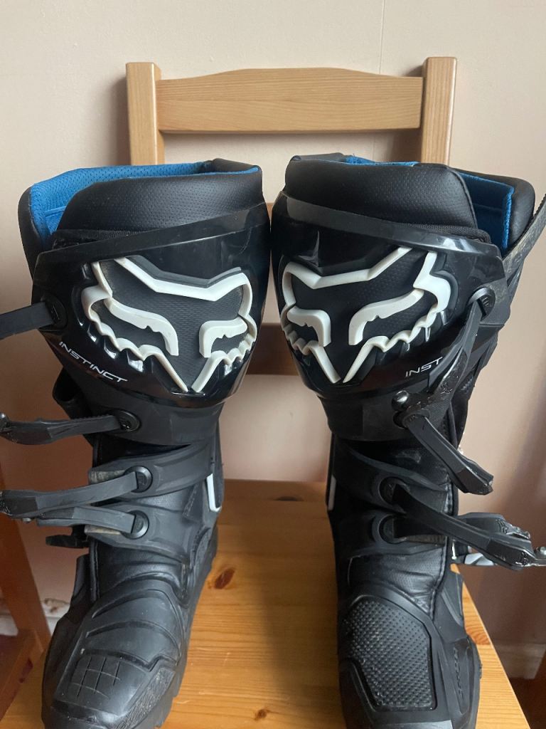 Fox Racing INSTINCT 2.0 MX Motocross Off Road Boots (Black)
