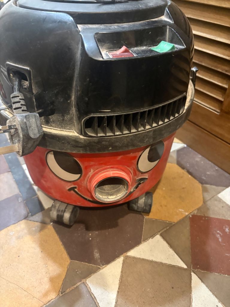 Henry Vacuum Cleaner - Red, Fair Condition