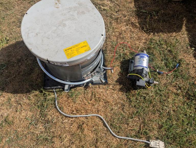 Truma Heater & Shurflo Hot Water Pump