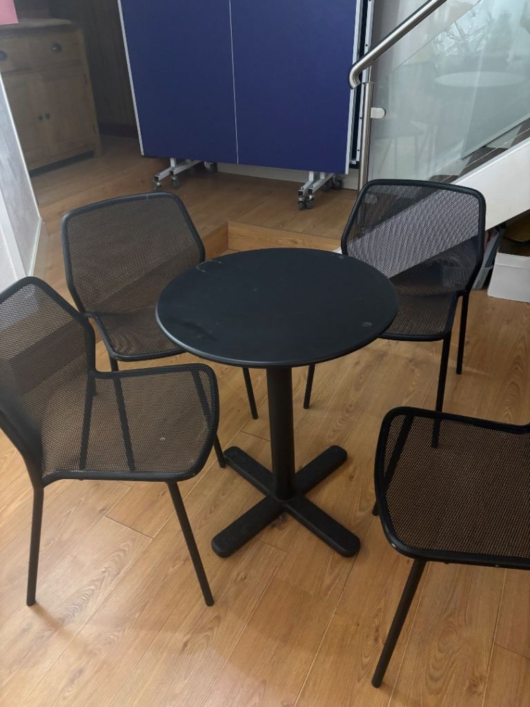 Garden bistro table and chairs 