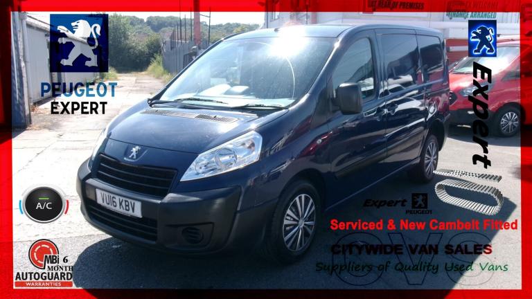 2016 Peugeot Expert 1000 1.6 HDi 90ps H1 Professional Van NO VAT PANEL VAN Diesel Manual