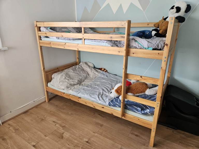 Wooden bunk bed 