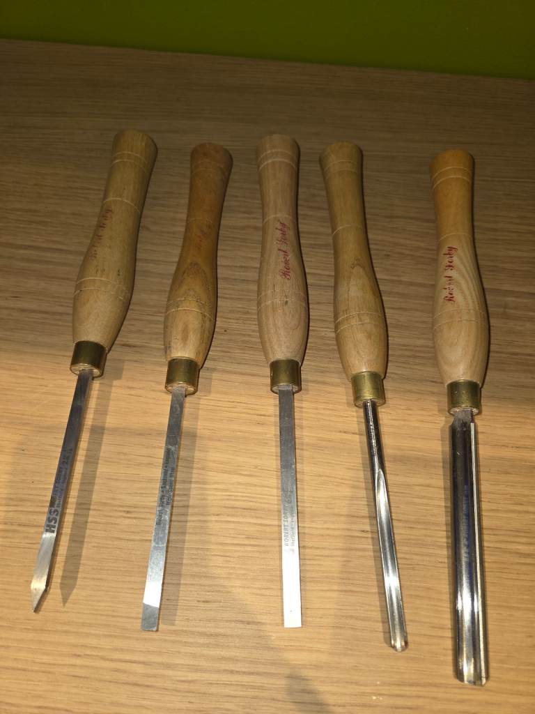 Robert sorby micro  woodturning chisels chisel lathe wood turning