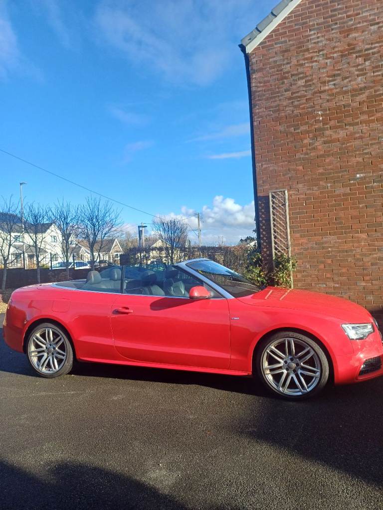 Audi A5 Convertible Red