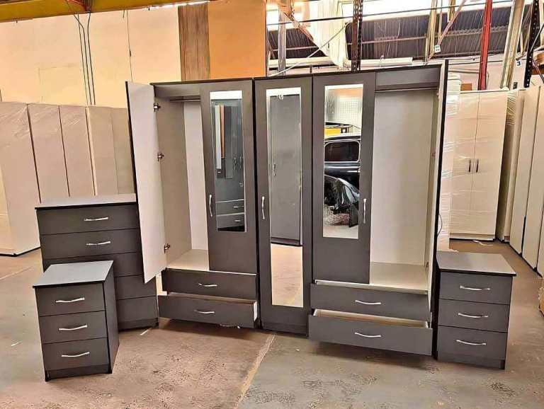 Brand New 2 To 10 Doors Wardrobe Available in Stock