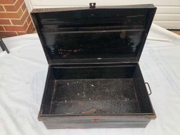  Metal  Trunk Large / Chest / Blanket Box / Storage - 