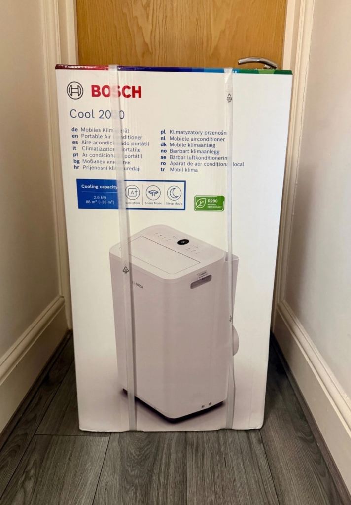 New Bosch Cool 2000 Portable Air Conditioner – Boxed
