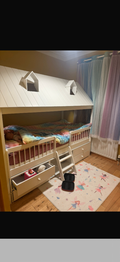 Single house bed no mattress 