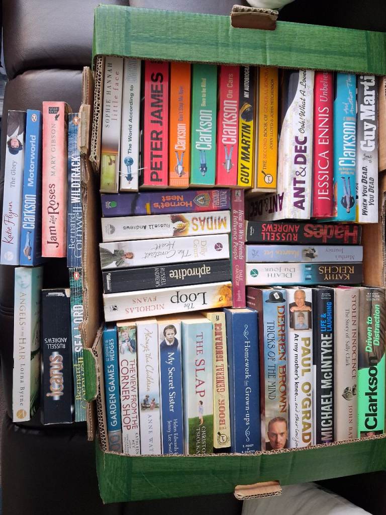 40 Adult books Clarkson Guy Martin Ant & Dec