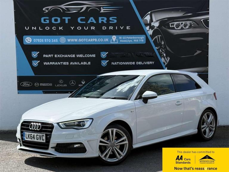  Audi A3 1.4 TFSI S line Hatchback 3dr Petrol Manual Euro 6 (s/s) (125 ps) Petrol Manual