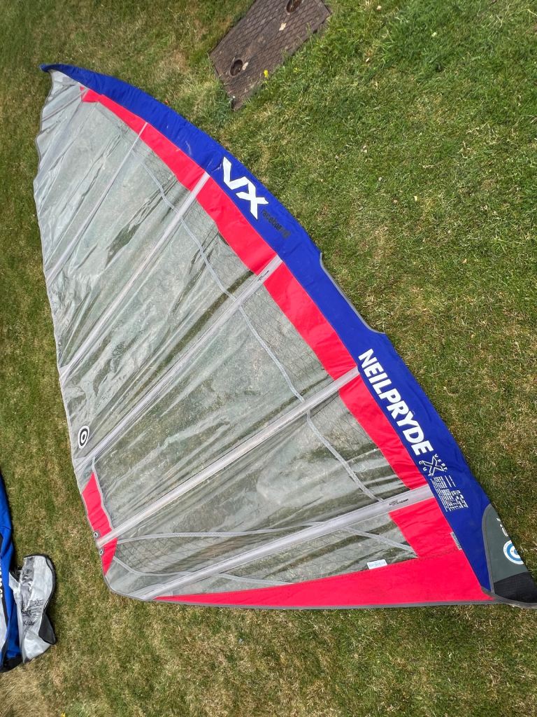 Neil Pryde VX 8.5 raceboard windsurf sail vg condition 