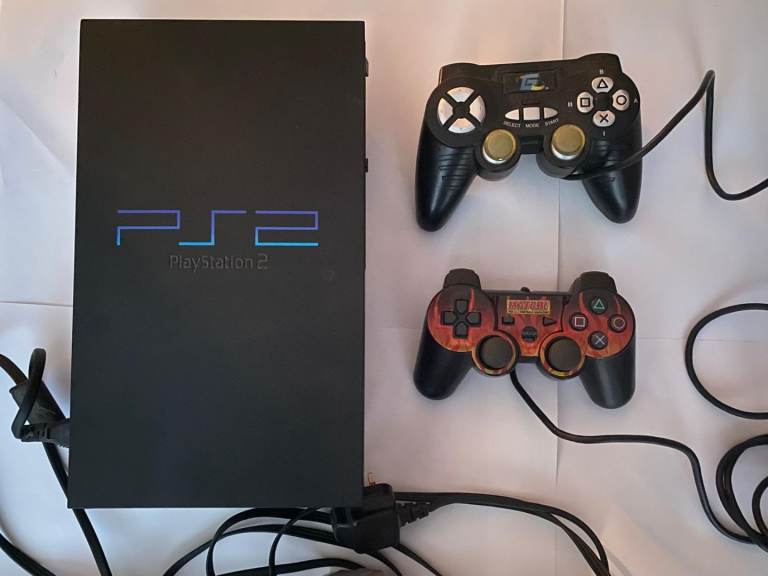 PS2 console & games bundle