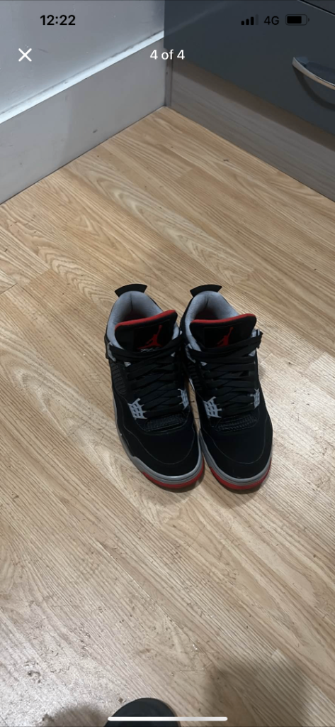 Jordan 4 black cement