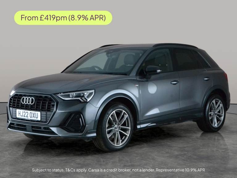 2022 Audi Q3 1.5 TFSI CoD 35 Black Edition SUV 5dr Petrol S Tronic Euro 6 (s/s) (150 ps) Suv Petr...