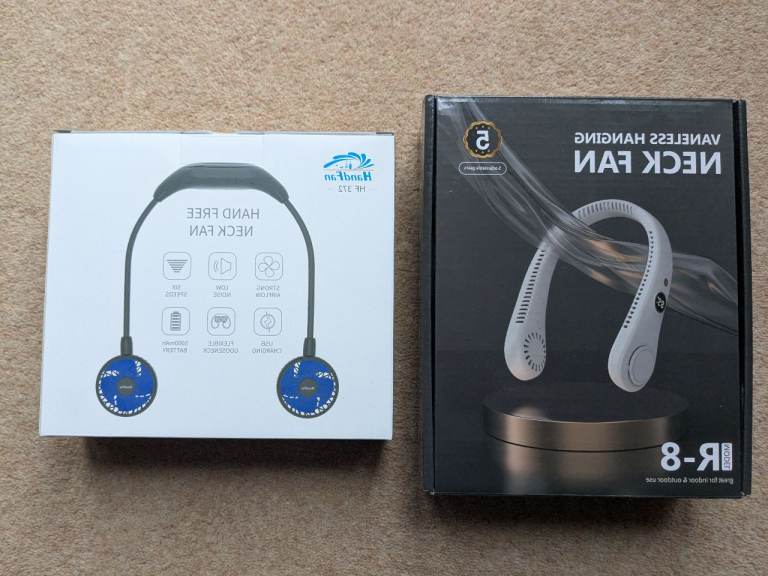 Neck fans x 2 hardly used 