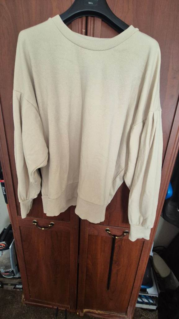 Beige Women's Jumper/Sweatshirt - Good Condition