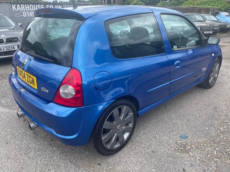 2004 Renault Clio 2.0 16V Renaultsport 182 3dr HATCHBACK PETROL Manual