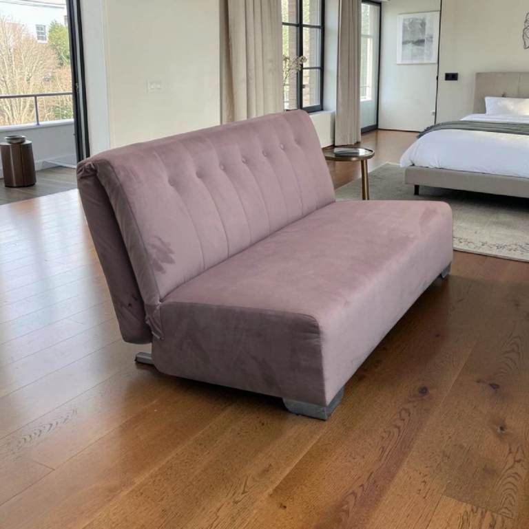 Gainsborough®️ Anna Pull Out Sofabed Excellent Condition Pink Velvet 140cm Double Medium Cost £615