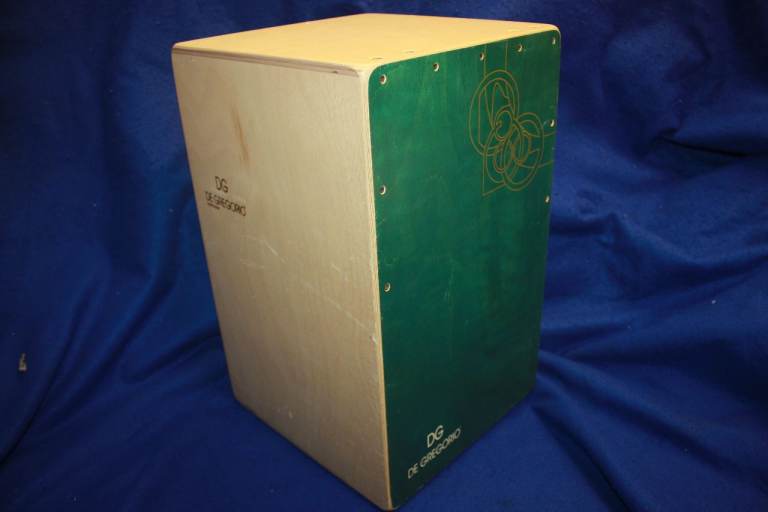 DG De Gregorio Chanela Series Wooden Cajon ~ Green ~ Great Condition ~ £120 ono