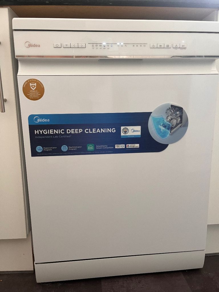 Midea Dishwasher - White, As Good As New