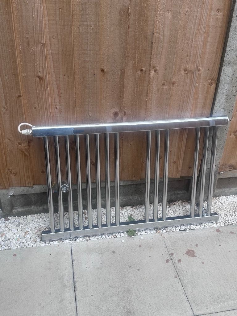 Stainless Steel Metal Gate/Grille Section – Good Condition