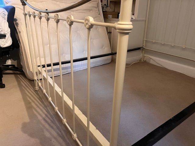 Victorian Style King Size Iron Bed Frame