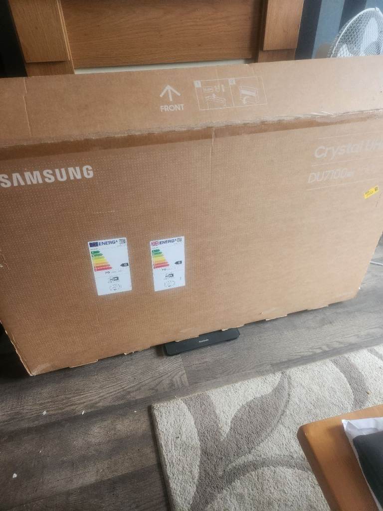 50" crystal UHD flat screen TV