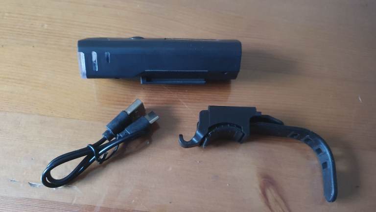 Rechargeable Bike Light with light sensor