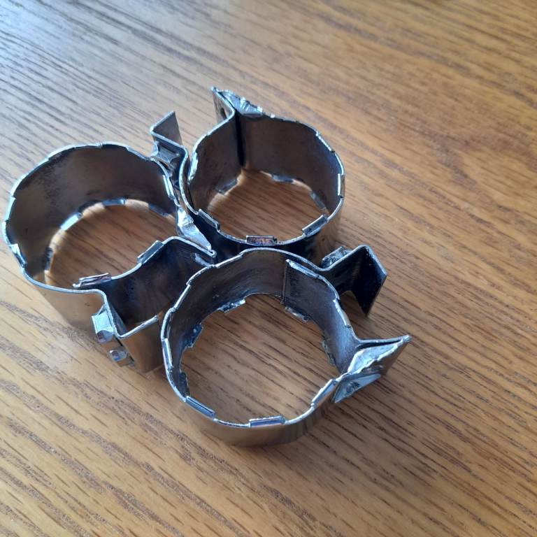 Kawasaki KH 250cc exhaust clamps