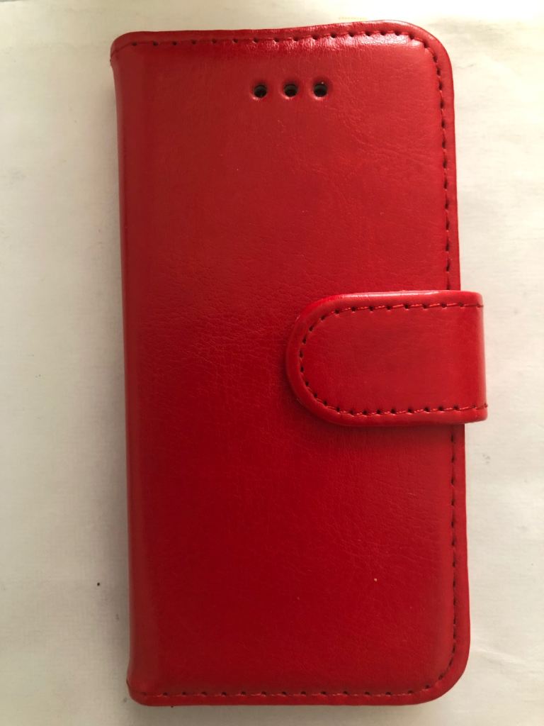 Red Mobile Phone Wallet Case – Good Condition