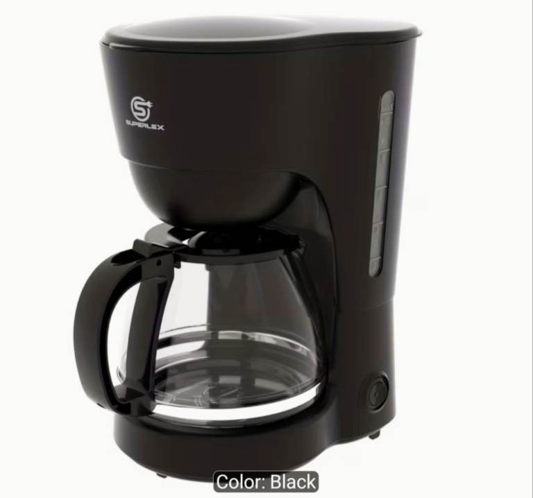 Brand new Superlex Drip Coffee Maker - 1.25L, Black