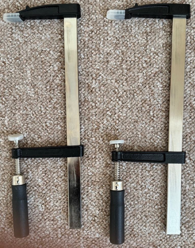 6” F Clamps (150mm) 2 Pack 