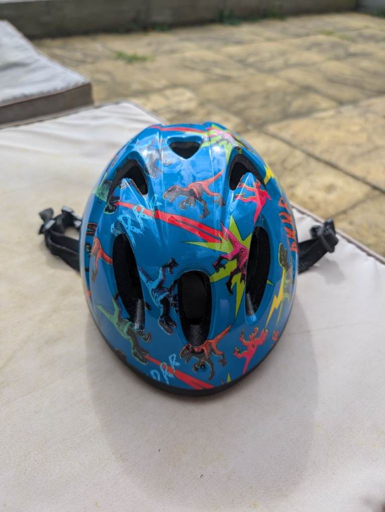 Child's Raleigh dinosaur cycle helmet - XXS