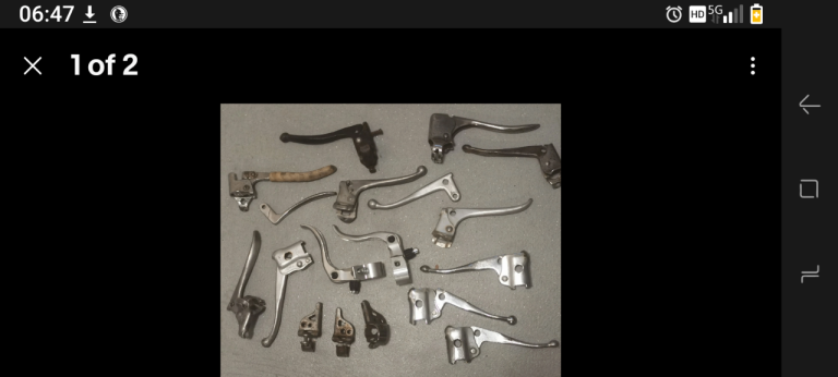 Random Selection Of Bicycle Brake Levers Job Lotl