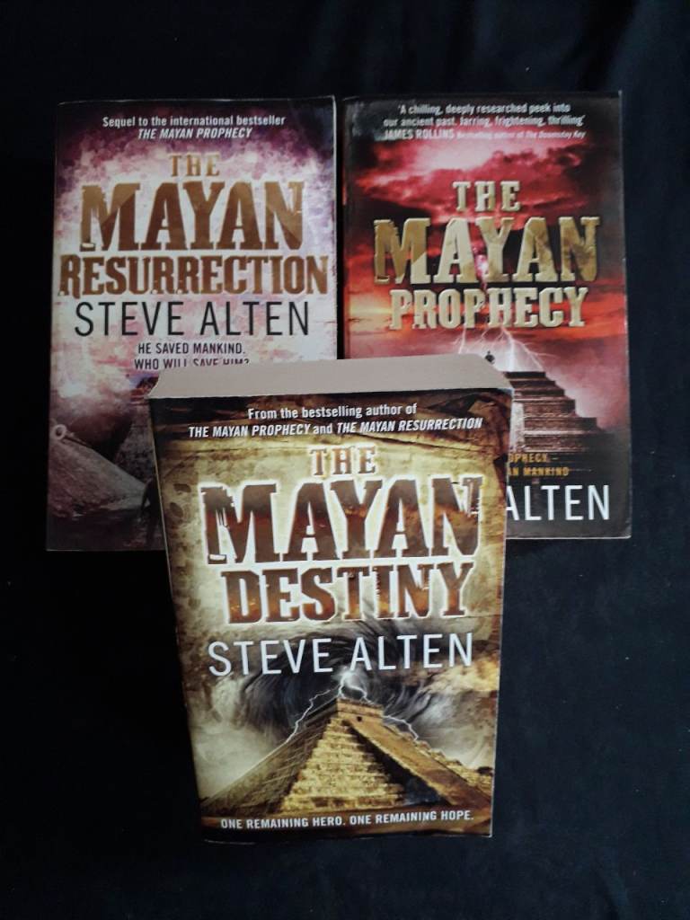 3 STEVE ALTEN PAPERBACKS.