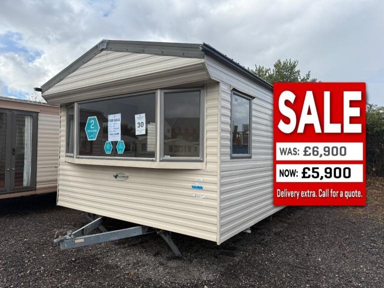 2 Bed Static Caravan - New Carpet - Offsite for Own Land, Self Build